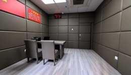 我院高標準談話室建成 全力確保辦案安全